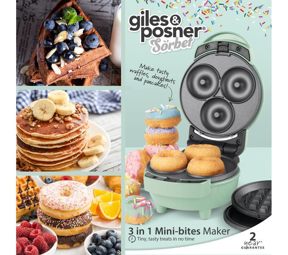 GILES & POSNER 3 in 1 EK5535GSGR Mini Bites Maker - Green image number 10 of 11