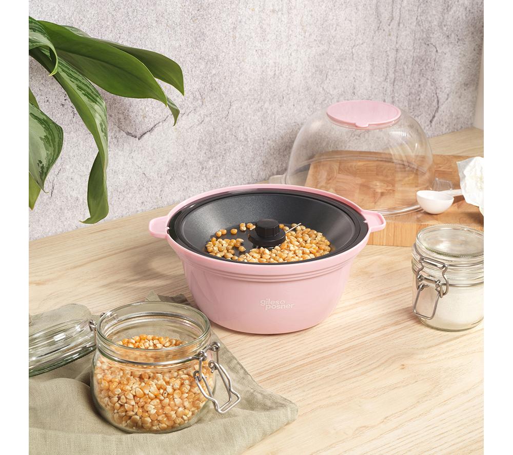 GILES & POSNER EK6224GSPNK Popcorn Maker - Pink image number 5 of 8
