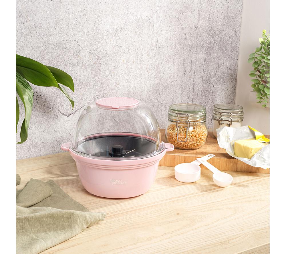 GILES & POSNER EK6224GSPNK Popcorn Maker - Pink image number 6 of 8
