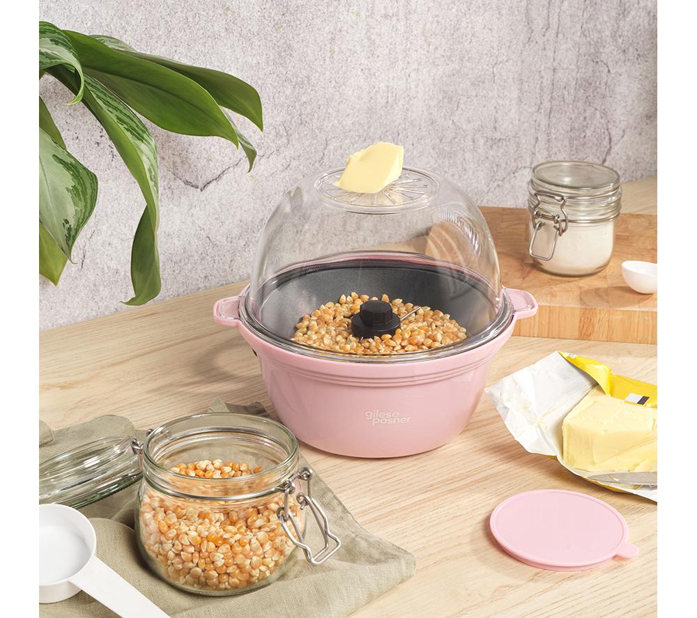 GILES & POSNER EK6224GSPNK Popcorn Maker - Pink image number 7 of 8