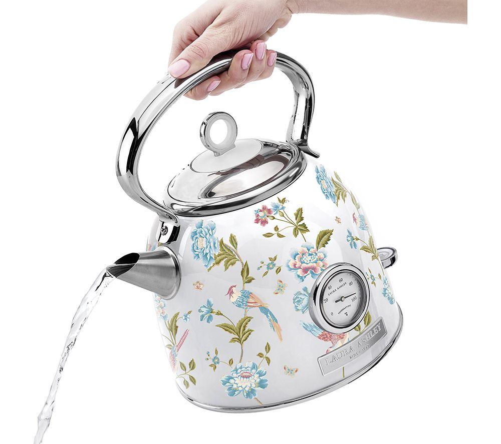 LAURA ASHLEY VQSBPKK336LAEW Traditional Kettle - Elveden White image number 7 of 7