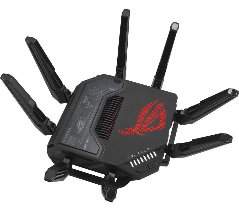 ASUS ROG Rapture GT-BE98 WiFi Cable & Fibre Router - BE 25000, Quad-band image number 2 of 19