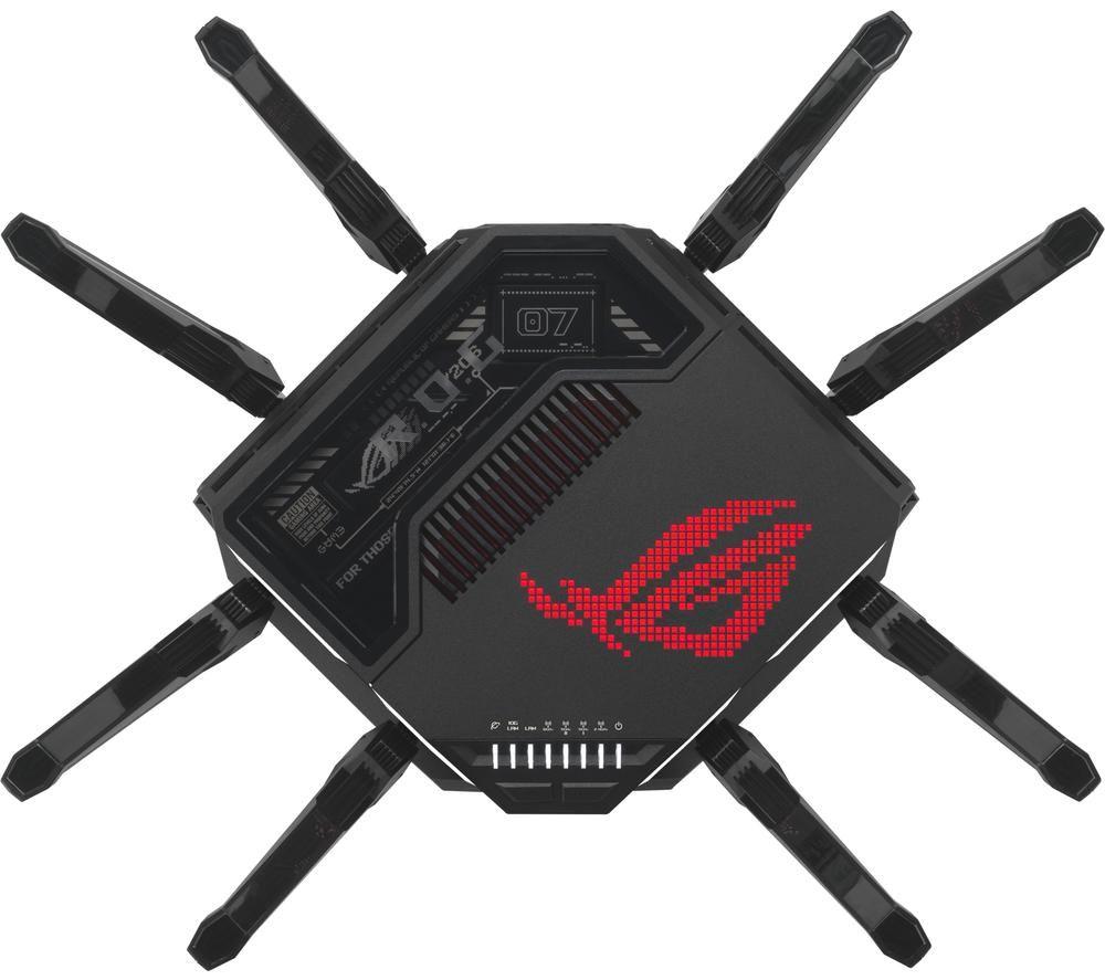 ASUS ROG Rapture GT-BE98 WiFi Cable & Fibre Router - BE 25000, Quad-band image number 11 of 19