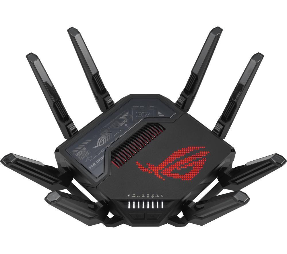 ASUS ROG Rapture GT-BE98 WiFi Cable & Fibre Router - BE 25000, Quad-band image number 13 of 19