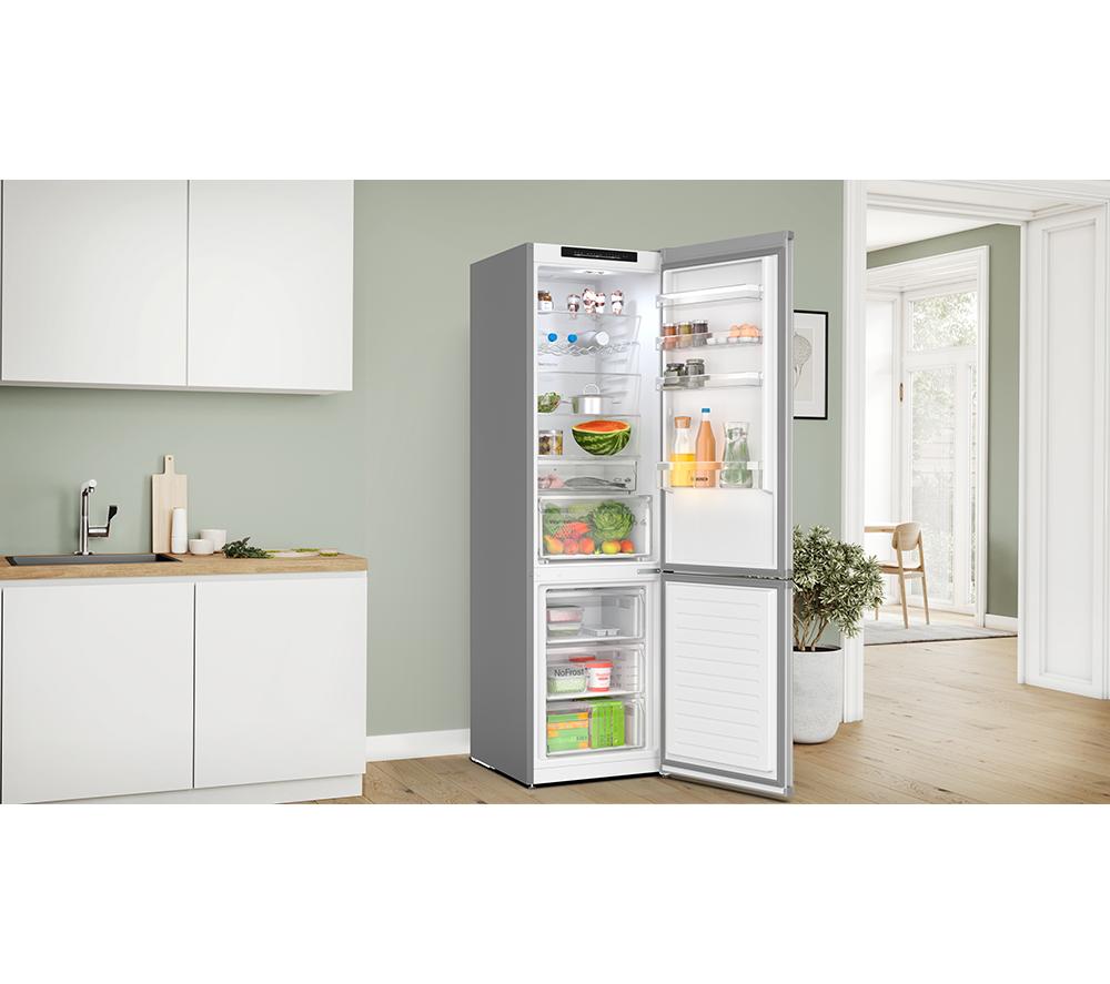 BOSCH Series 4 KGN392LBFG 70/30 Fridge Freezer - Inox image number 2 of 11