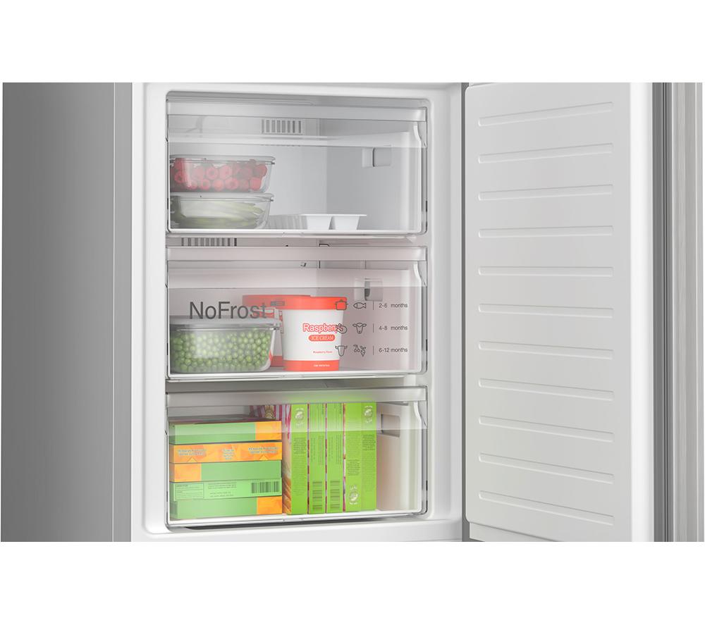 BOSCH Series 4 KGN392LBFG 70/30 Fridge Freezer - Inox image number 6 of 11