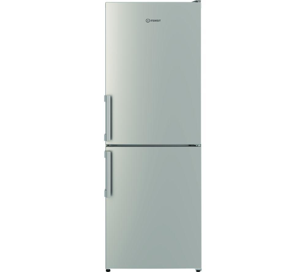 INDESIT Low Frost IB55 532 S UK 50/50 Fridge Freezer – Silver, Silver/Grey