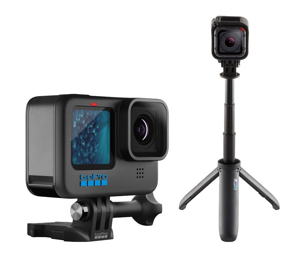 Gopro HERO11 Black 4K Ultra HD Action Camera & Shorty Mini AFTTM-001 Extension Pole & Tripod Bundle 