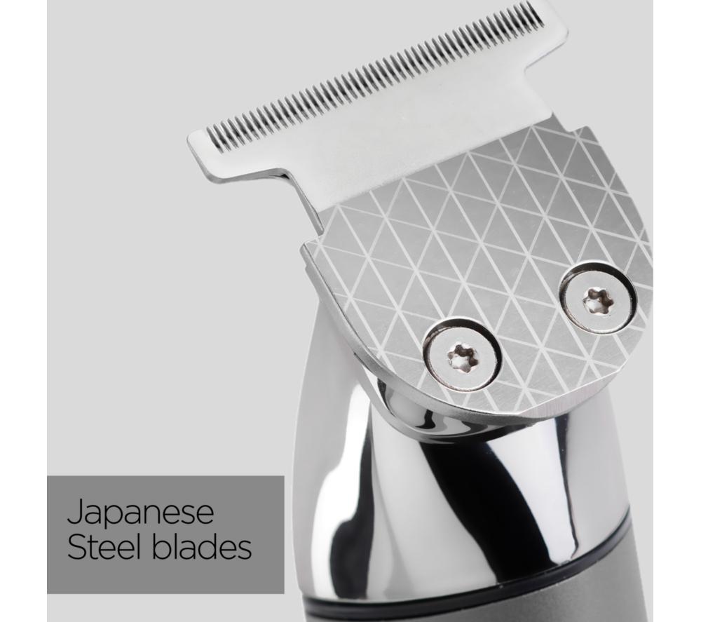 BABYLISS Super-X Metal Series Wet & Dry Beard Trimmer - Black & Grey image number 3 of 11