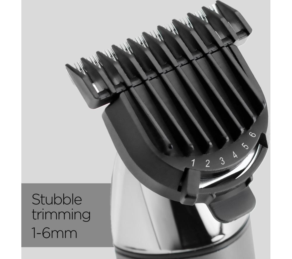 BABYLISS Super-X Metal Series Wet & Dry Beard Trimmer - Black & Grey image number 4 of 11
