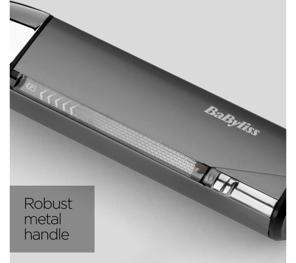 BABYLISS Super-X Metal Series Wet & Dry Beard Trimmer - Black & Grey image number 8 of 11