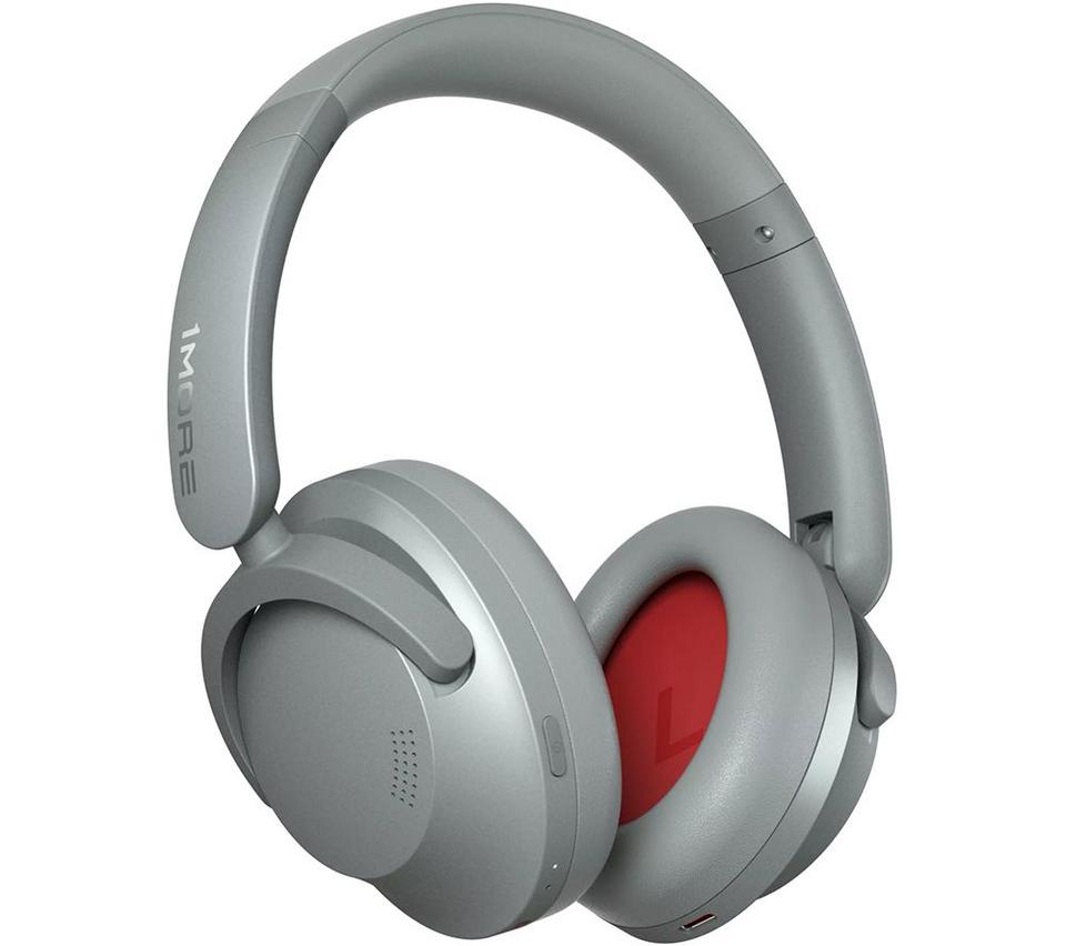 1MORE SonoFlow HQ50 Wireless Bluetooth Noise-Cancelling Headphones - Silver