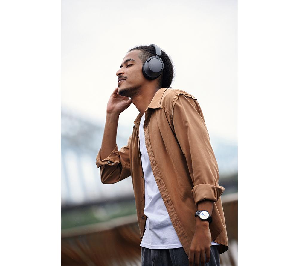 1MORE SonoFlow HQ50 Wireless Bluetooth Noise-Cancelling Headphones - Silver image number 8 of 20