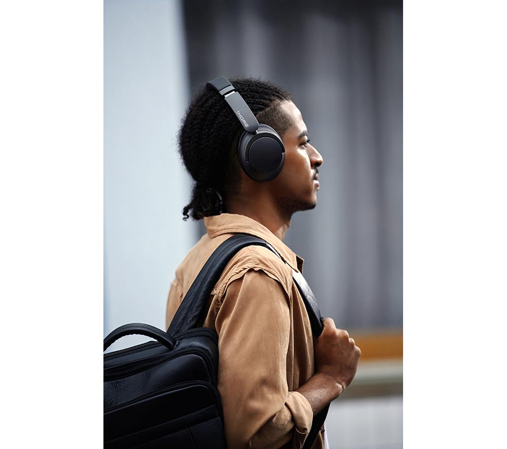 1MORE SonoFlow HQ50 Wireless Bluetooth Noise-Cancelling Headphones - Silver image number 19 of 20