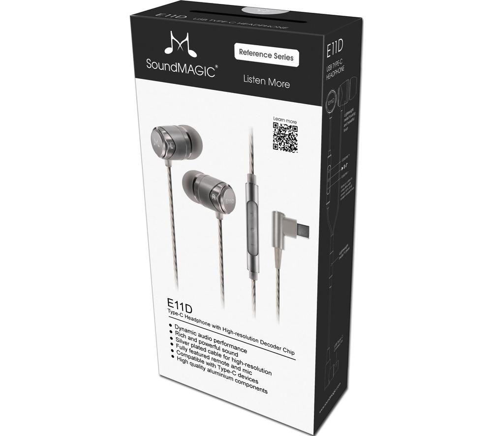 SOUNDMAGIC E11D Earphones - Silver image number 3 of 4