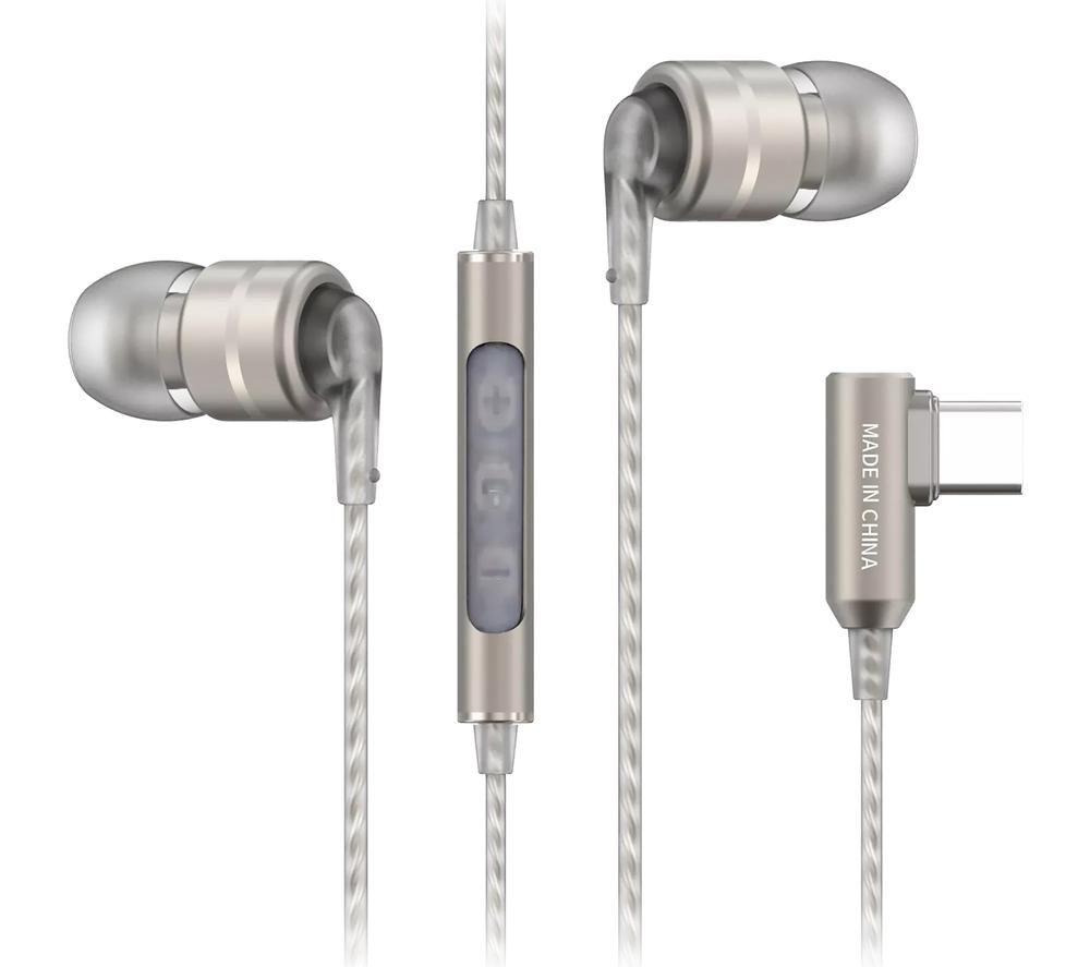 Soundmagic E80d Earphones - Silver, Silver/Grey
