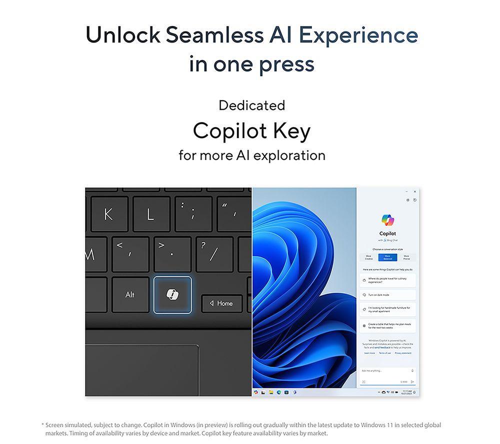 ASUS Vivobook 15 OLED S5506MA 15.6" Laptop - Intel® Core™ Ultra 5, 1 TB SSD, Blue