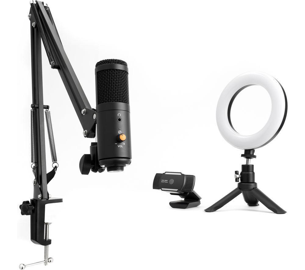 NOS X700 Gaming Microphone & Streaming Bundle - Black image number 11 of 11