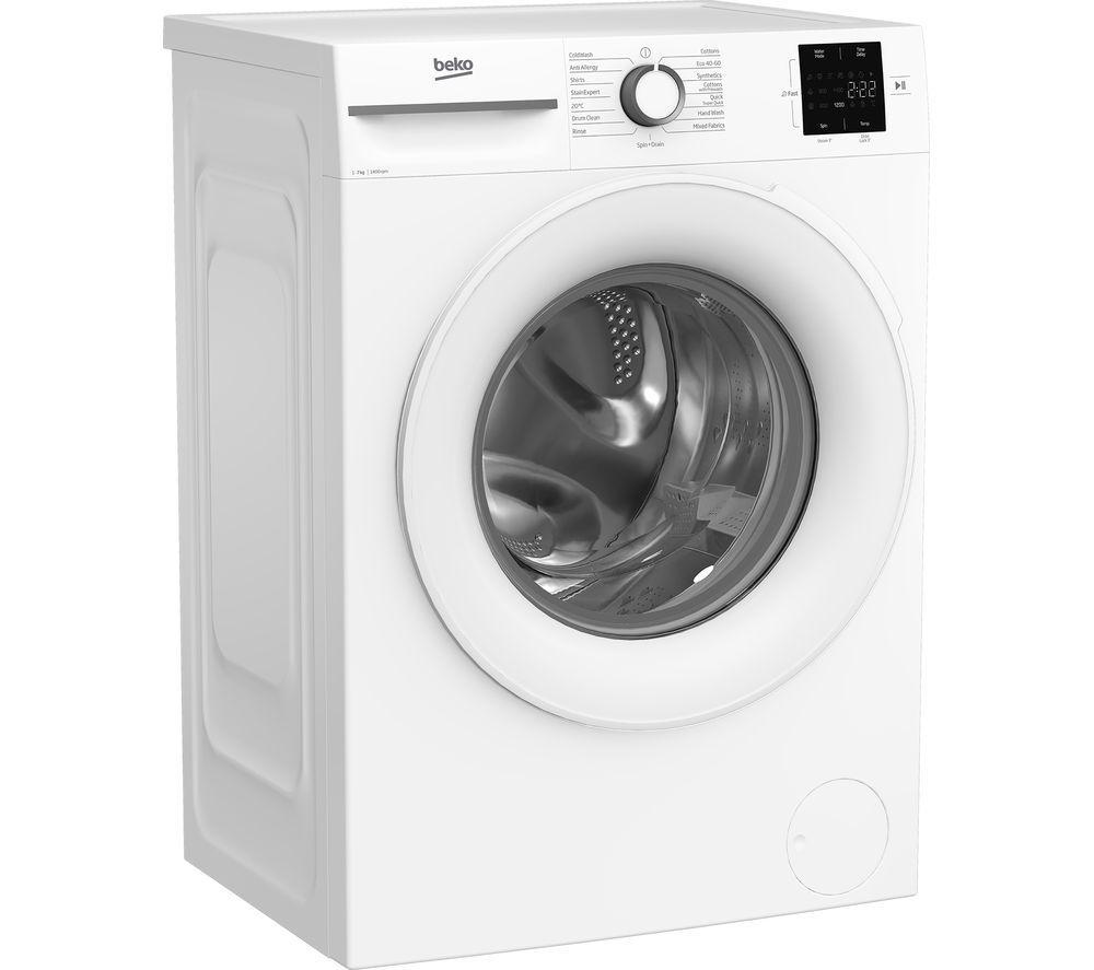 BEKO BM3WT3741W 7 kg 1400 Spin Washing Machine - White image number 2 of 4