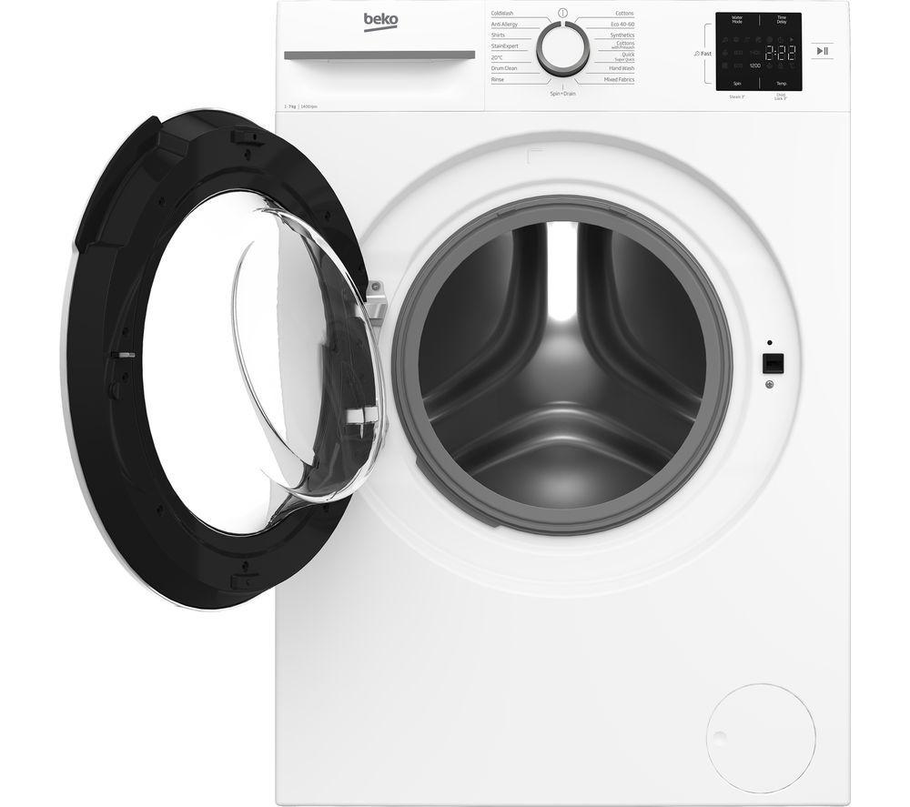 BEKO BM3WT3741W 7 kg 1400 Spin Washing Machine - White image number 3 of 4