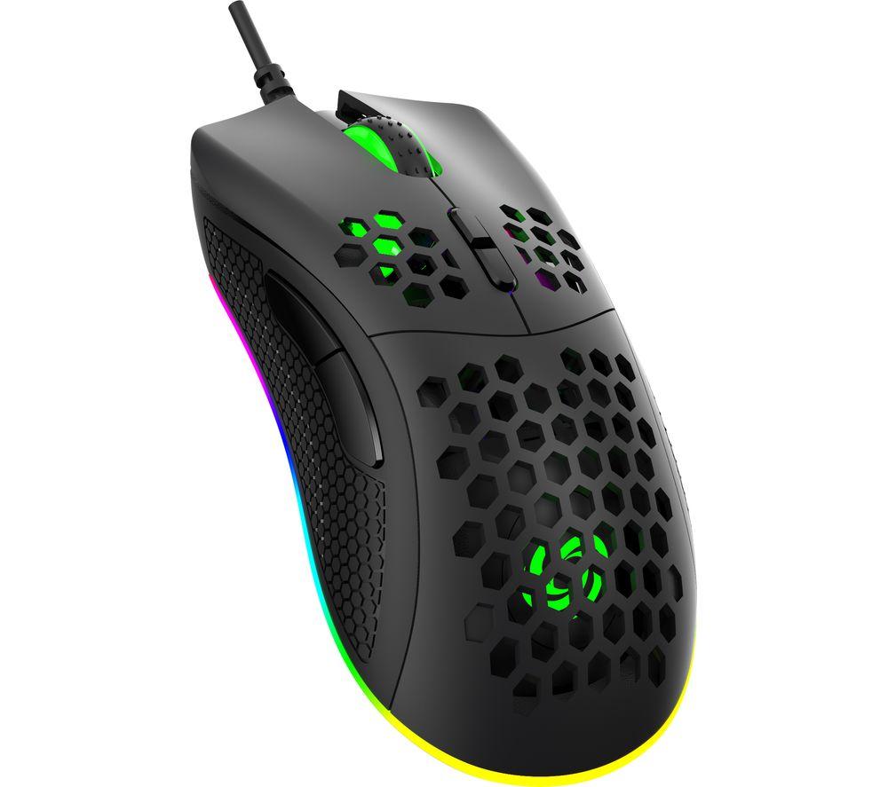 SMANOS M-650 V2 Ultralight RGB Optical Gaming Mouse - Black image number 2 of 3