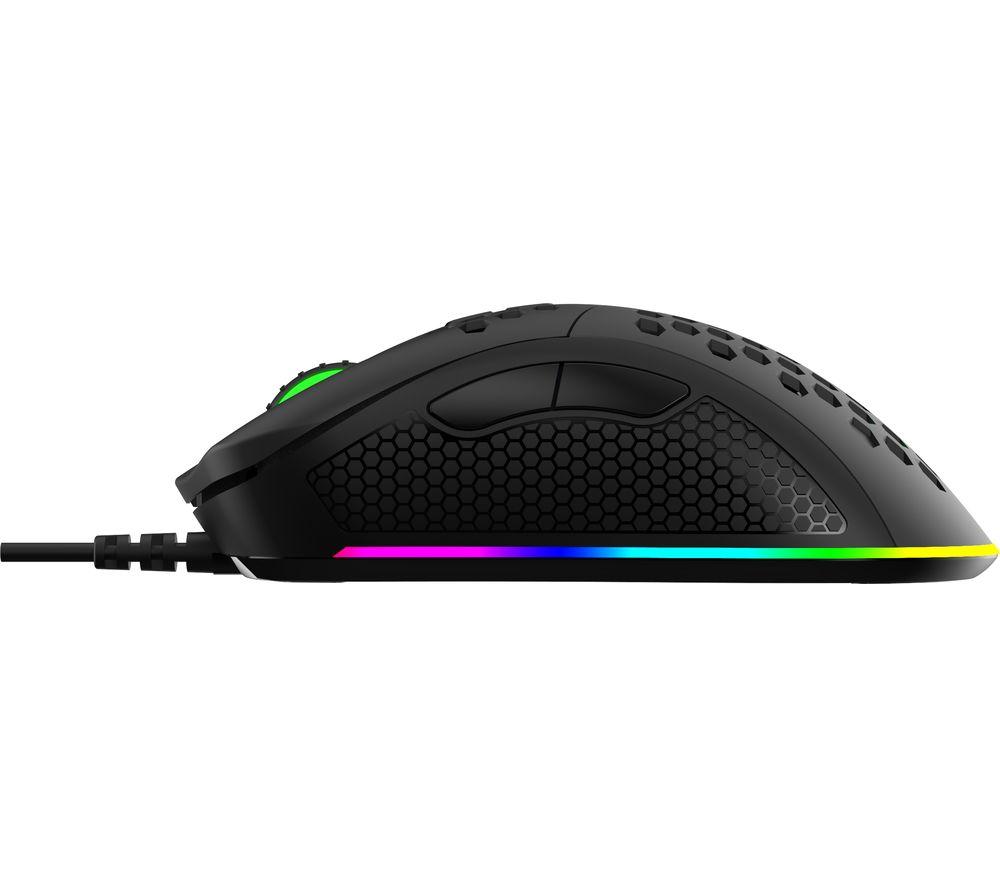 SMANOS M-650 V2 Ultralight RGB Optical Gaming Mouse - Black image number 3 of 3