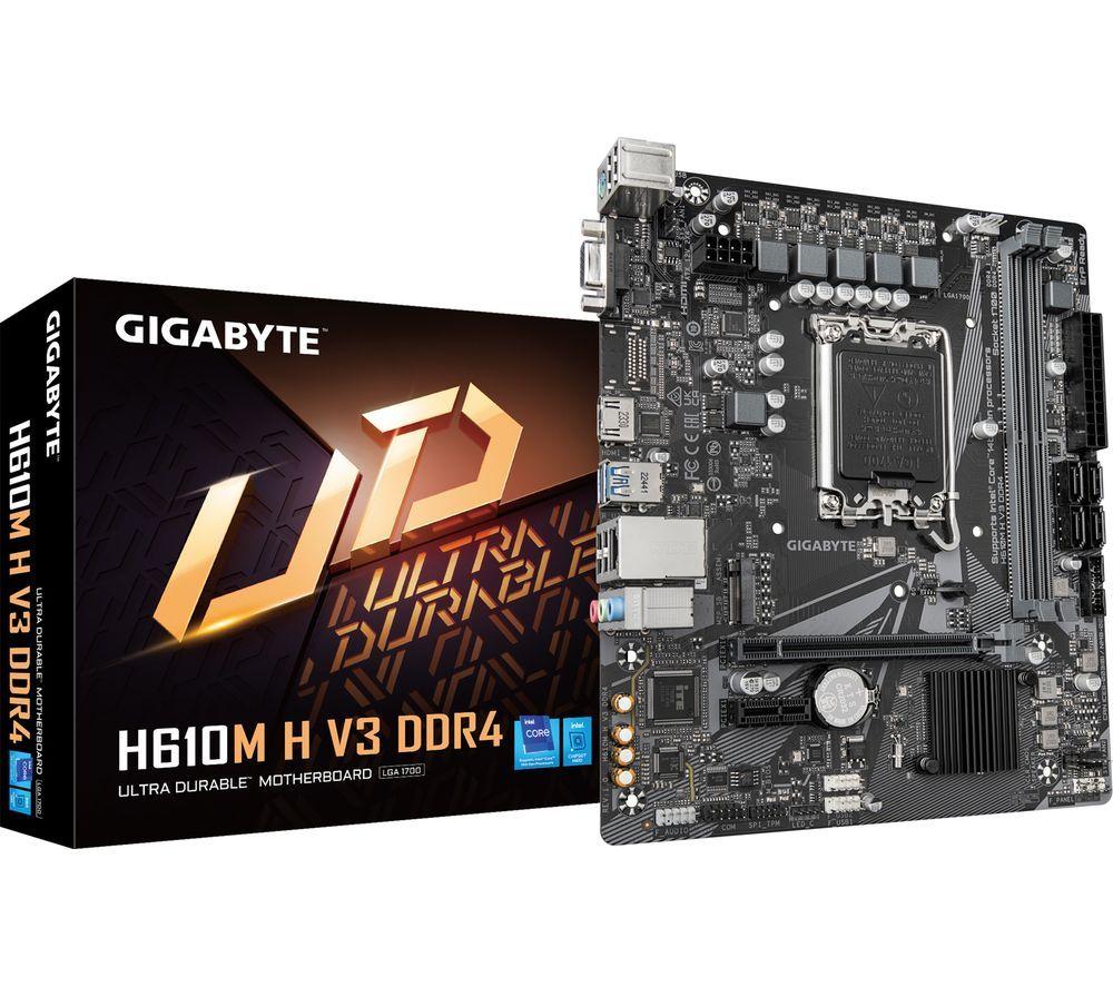 GIGABYTE LGA1700 H V3 DDR4 H610M Motherboard image number 2 of 3