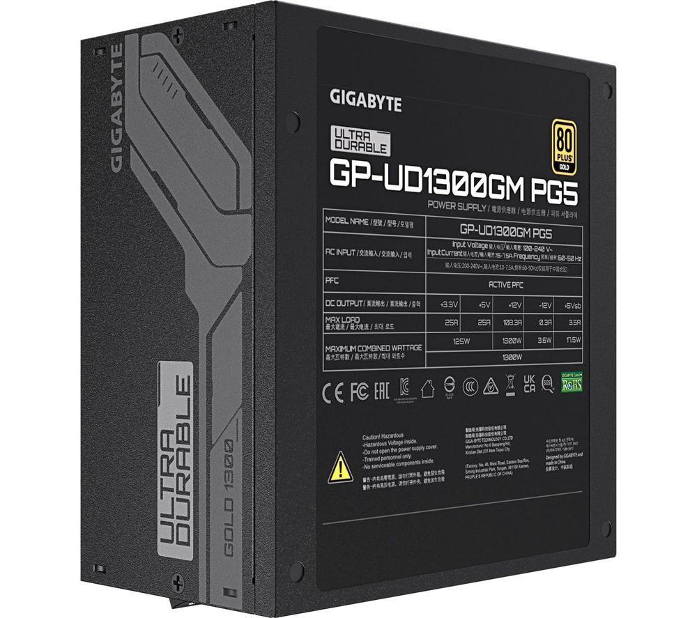 GIGABYTE UD1300GM PG5 Fully Modular ATX - 1300 W image number 2 of 4