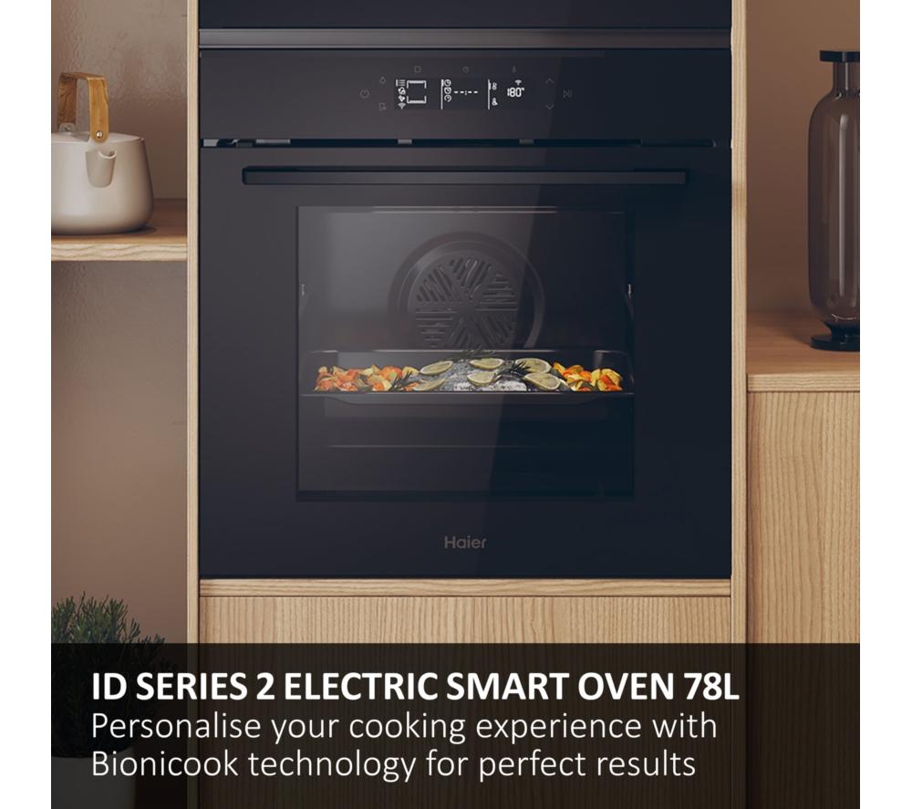 HAIER Air Fry ID Series 2 H6 ID25G3YTB1 Electric Pyrolytic Smart Oven - Black image number 4 of 18