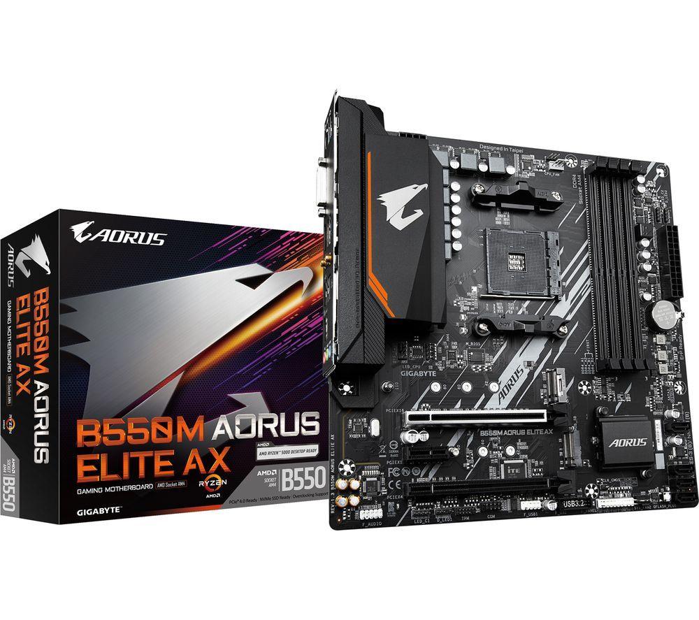 GIGABYTE Aorus Elite AX B550 AM4 Motherboard image number 3 of 3