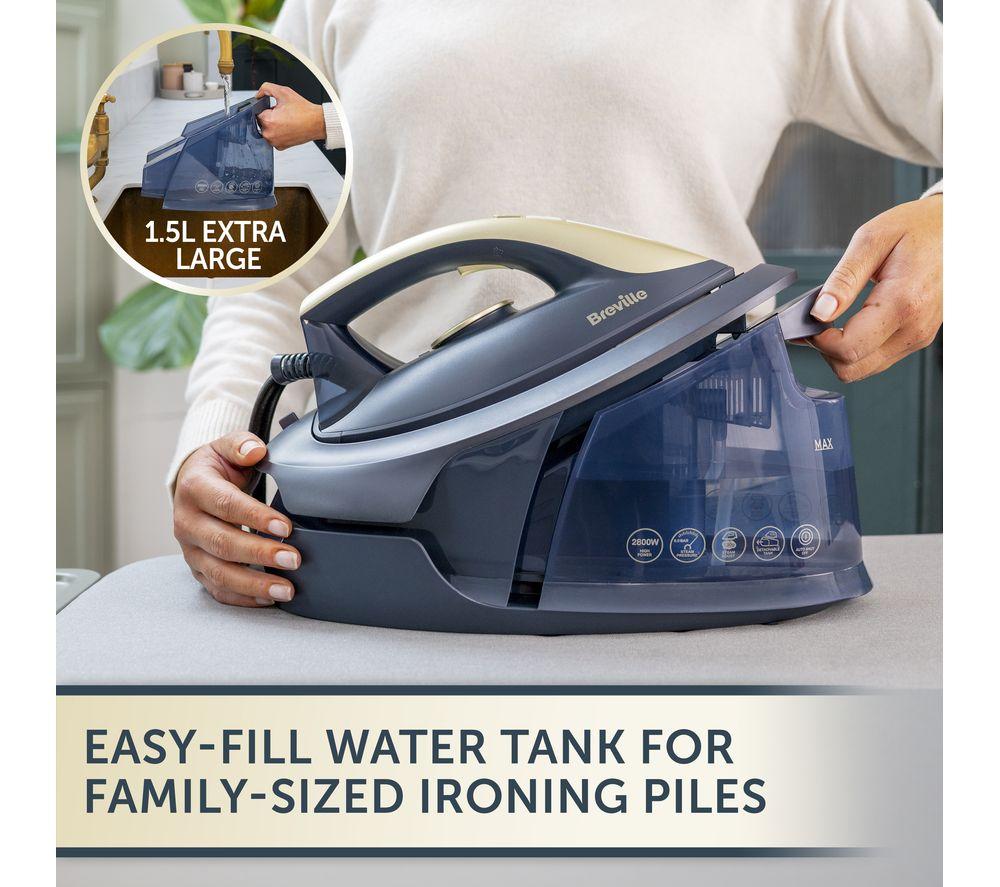 BREVILLE DiamondXpress VIN446 Steam Generator Iron - Faded Blue & Pale Gold image number 5 of 6