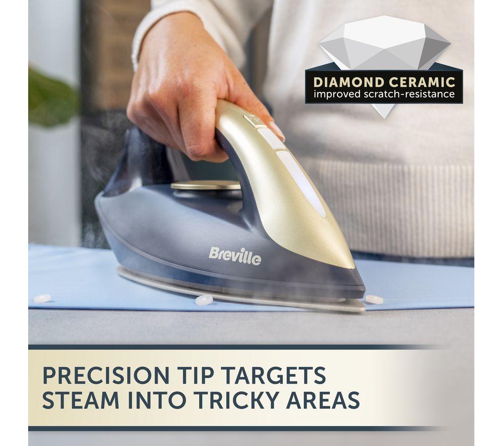 BREVILLE DiamondXpress VIN446 Steam Generator Iron - Faded Blue & Pale Gold image number 6 of 6