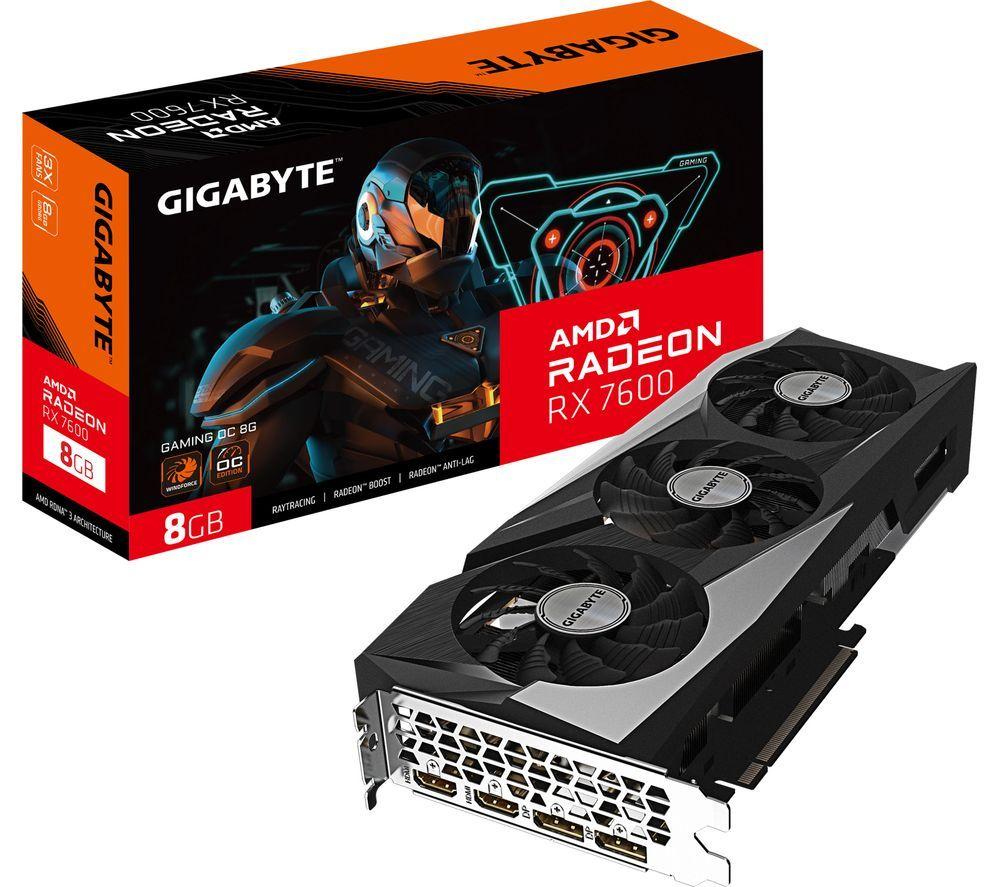 GIGABYTE Radeon RX 7600 8 GB GAMING OC Graphics Card image number 3 of 3