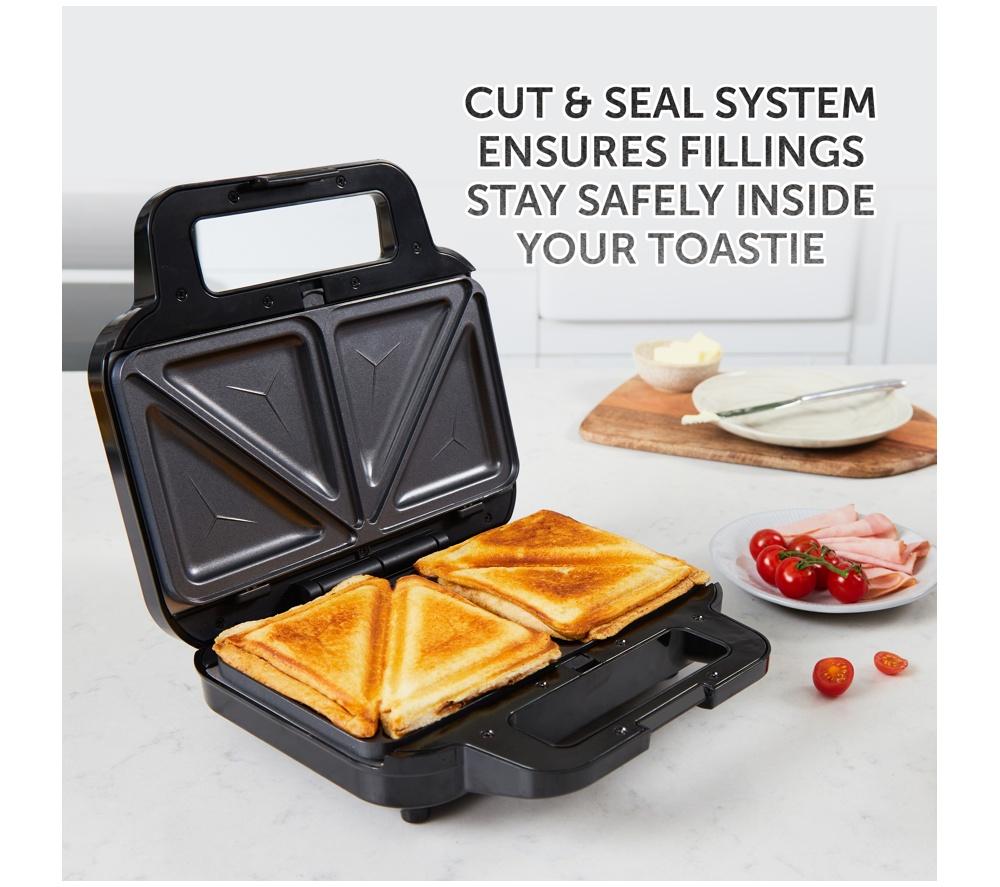 BREVILLE VST098 3-in-1 Snack Maker - Black & Stainless Steel image number 3 of 6
