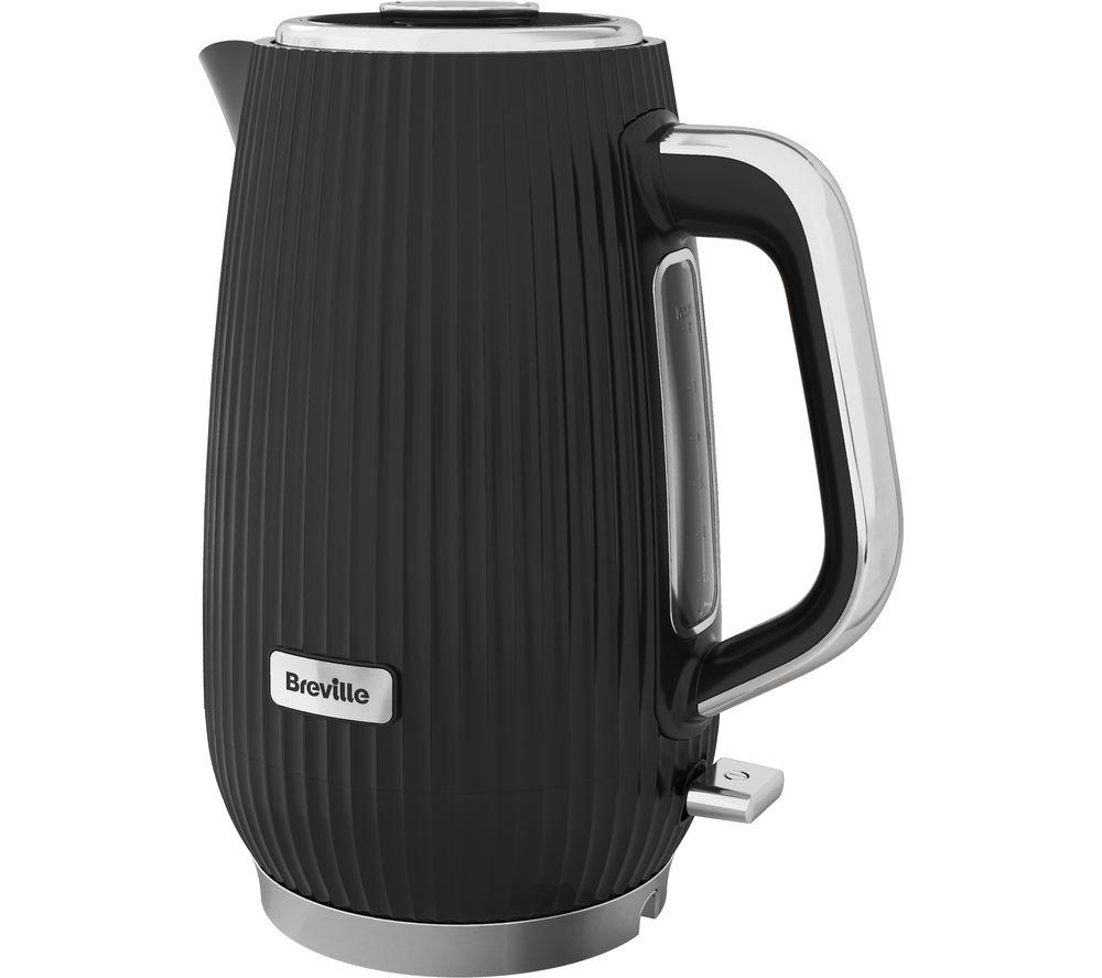 BREVILLE Linear VKT243 Jug Kettle - Black & Chrome