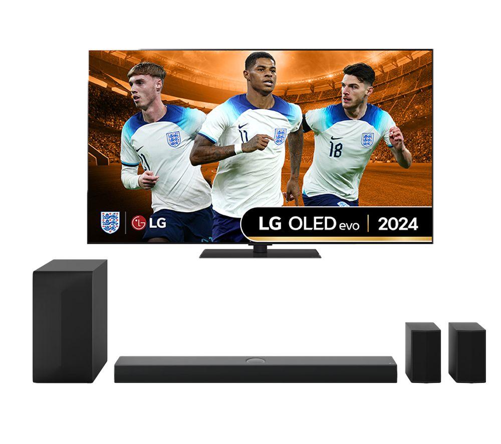 55 Lg OLED55G46LS  Smart 4K Ultra HD HDR OLED TV with Amazon Alexa & US70TR 5.1.1 Wireless Sound Ba