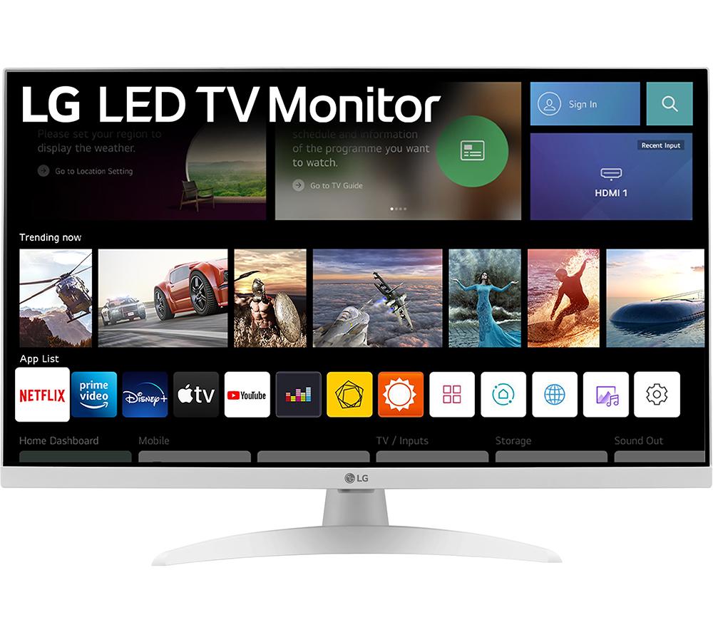 27inch LG 27TQ615S-WZ  Smart Full HD LED TV Monitor - White