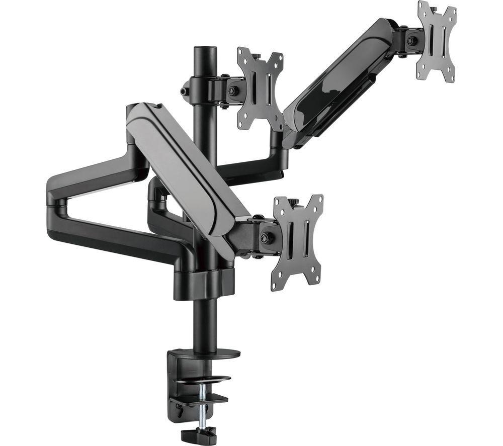 Essentials Triple Spring Tilt & Swivel 27" Monitor Desk Mount