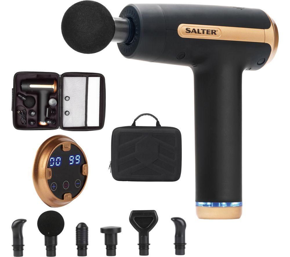 SALTER EE6817BLKSTKEU7V2 Premium Massage Gun - Black