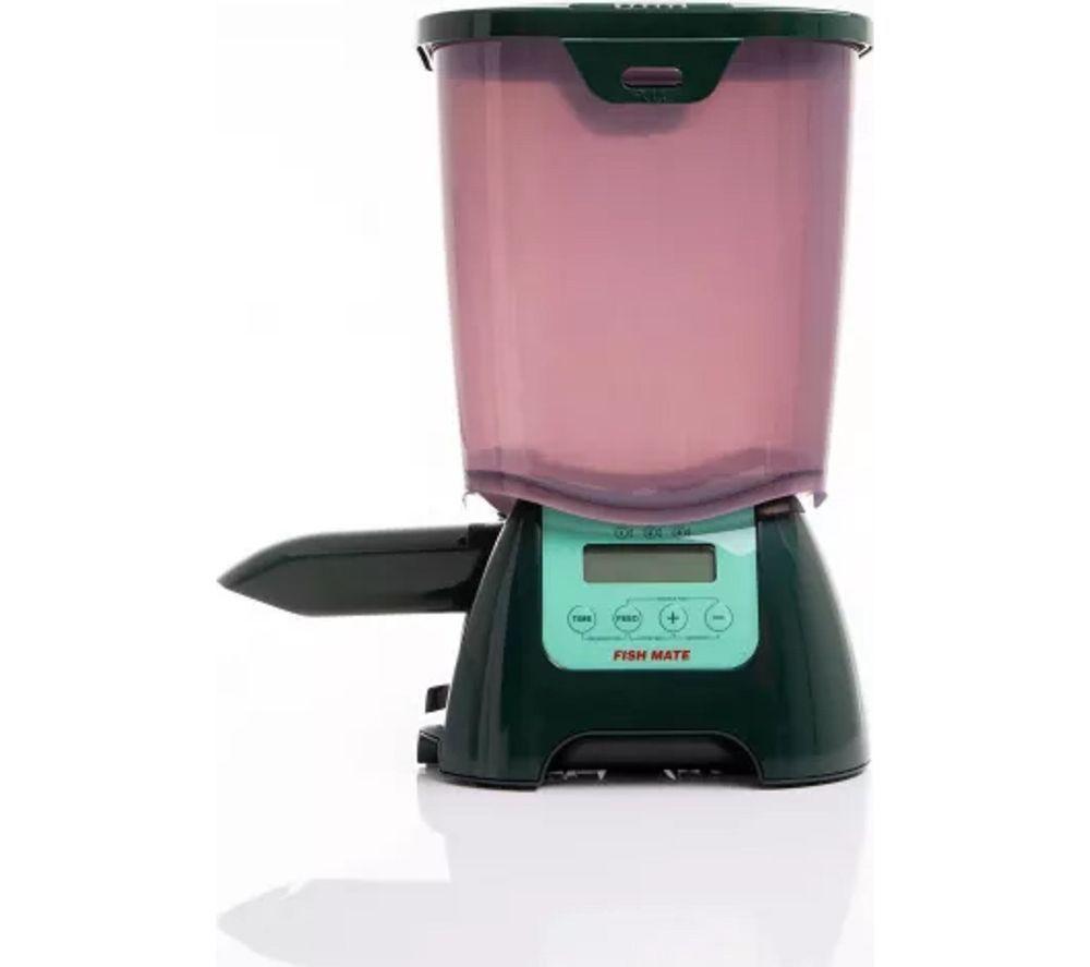 CLOSER PETS Fish Mate P7000 Automatic Fish Food Dispenser - 7 litre, Green, Green