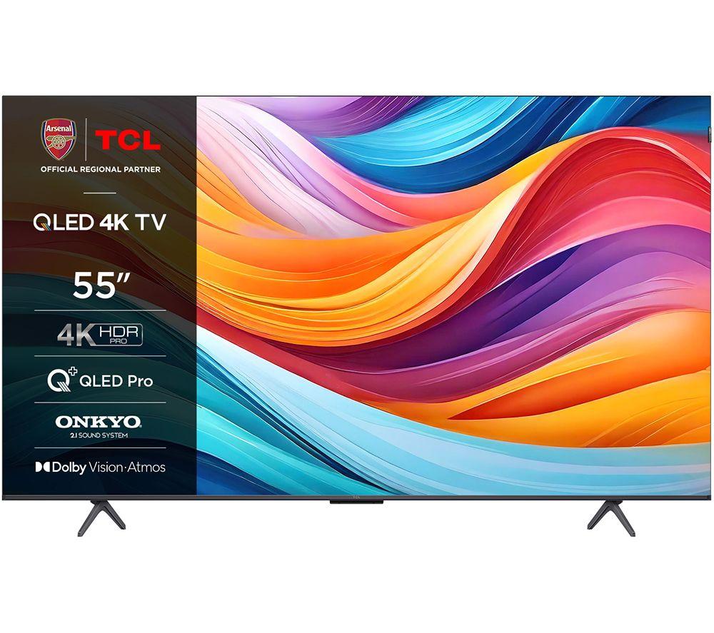 TCL 55C655K 55" Smart 4K Ultra HD HDR QLED TV with Google Assistant & Amazon Alexa