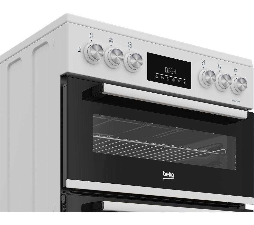 BEKO Pro FDD6231W 60 cm Dual Fuel Cooker - White image number 4 of 5