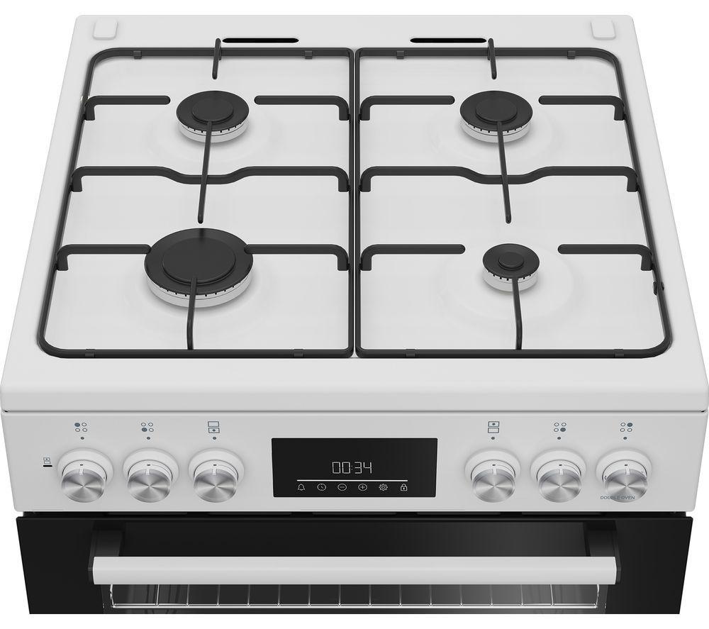 BEKO Pro FDD6231W 60 cm Dual Fuel Cooker - White image number 5 of 5