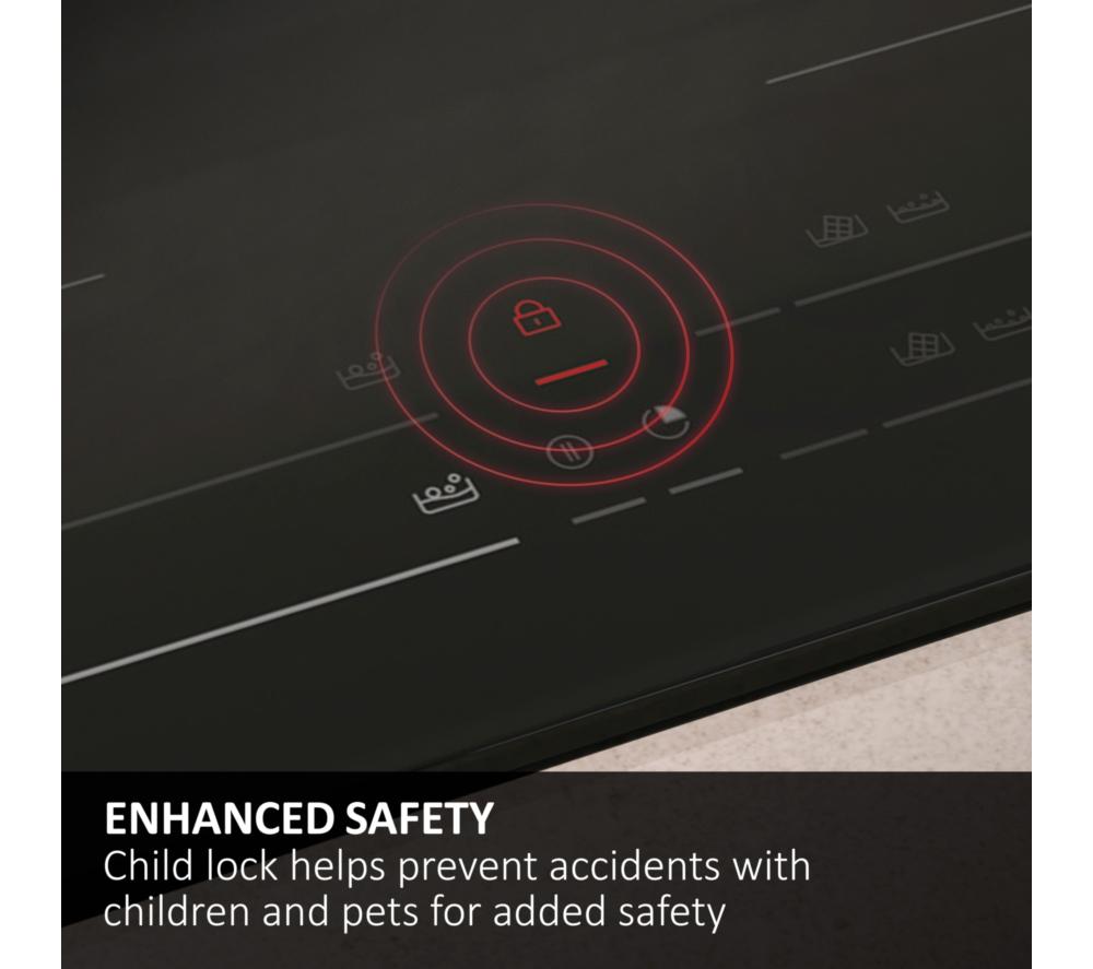 HAIER HAIH8IFMCF 83 cm Vented Electric Induction Hob - Black image number 4 of 9