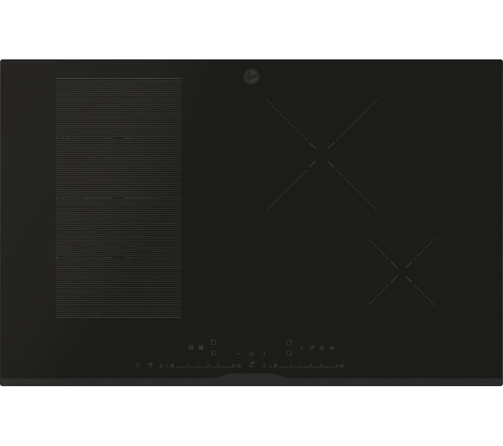 HOOVER HIF84DCS 80 cm Electric Induction Smart Hob – Black, Black