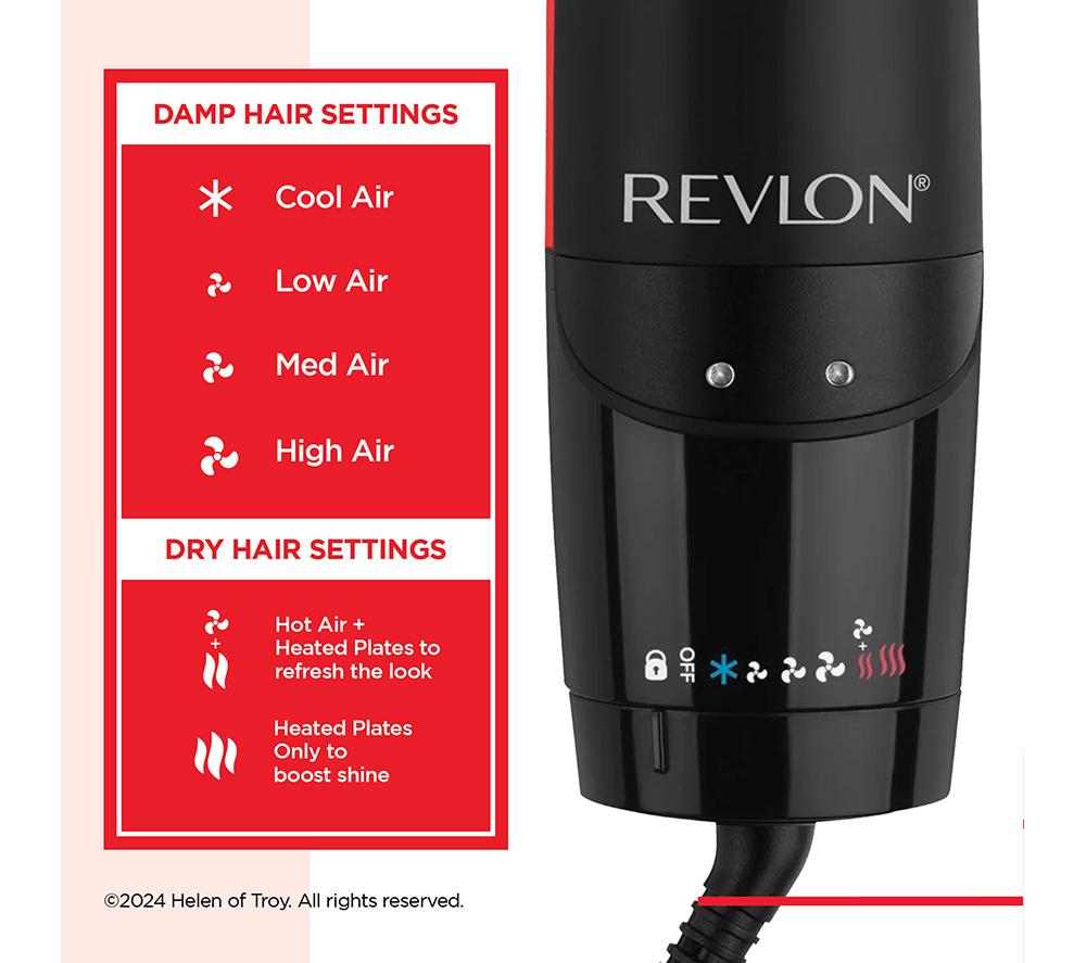 REVLON One Step Air Straight Hair Straightener - Black image number 2 of 7