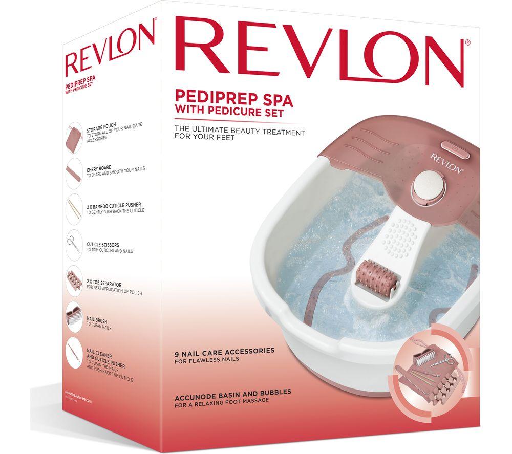 REVLON Pediprep Foot Spa - White & Pink