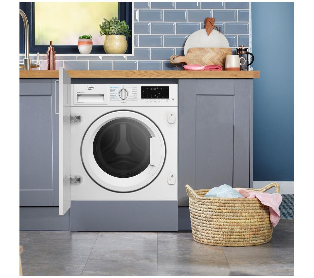BEKO Pro WDIK854441 WiFi-enabled Integrated 8 kg Washer Dryer image number 13 of 15