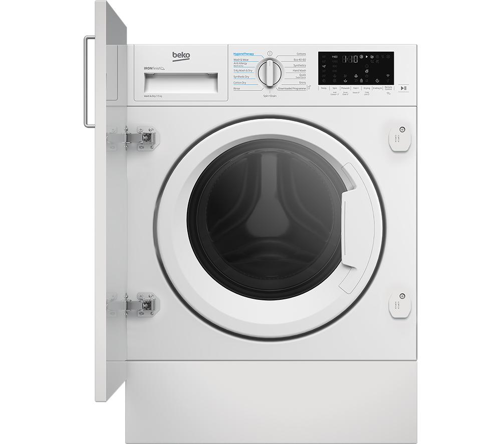 BEKO RecycledTub WDIK754411 Integrated Bluetooth 7 kg Washer Dryer