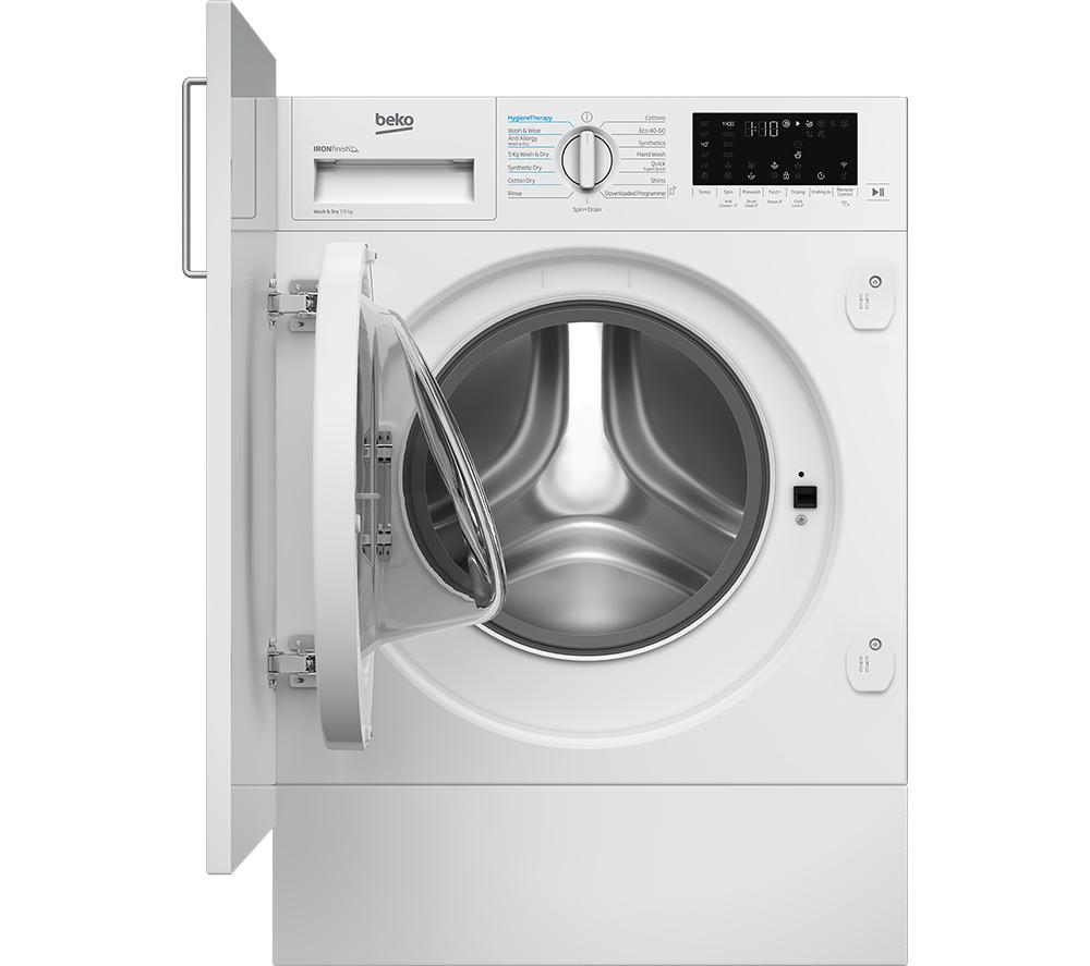 BEKO Pro RecycledTub WDIK754411 Integrated Bluetooth 7 kg Washer Dryer image number 3 of 11